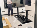 傲风A4Pro电竞桌实木电动升降电脑桌办公书桌子黑色1.2*0.6m 实拍图