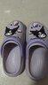 猪爸爸儿童拖鞋女童6-12岁夏季家居室内女宝宝洗澡防滑三丽鸥洞洞鞋紫23 实拍图