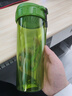 特百惠（Tupperware）茶韵500ml塑料杯男女士学生运动水杯子大容量泡茶杯 青苔绿 实拍图
