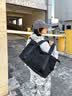 Reebok锐步运动旅行包女可扩容健身包男士行李袋 曜石黑 实拍图