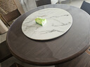 钟爱一生桌面保护垫餐桌垫圆形pvc桌布防水防油【2.0足厚】圆直径130cm 实拍图