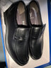 意尔康皮鞋秋季商务休闲套脚皮鞋舒适牛皮中老年爸爸鞋 97689W 黑色 42 实拍图