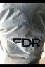 FDR旗舰店 R字毛领连帽羽绒服男女秋冬季加厚保暖面包服外套 黑色（升级版） [可拆卸毛领] XL 实拍图