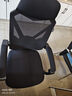 黑白调P4 Pro人体工学电脑椅子办公椅可躺午休椅电竞椅久坐舒适老板椅 耀黑(2D腰托+155°带脚托可躺） 实拍图