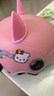 车赞儿童头盔夏季电动车头盔四季通用小孩头盔卡通男女孩保暖可爱安全 3C粉色头盔猫咪（送耳朵2-10岁） 实拍图