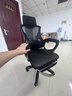 锦汐 电脑椅家用办公椅子靠背人体工学椅学习转椅老板座椅游戏电竞椅 【可后躺+踏脚+乳胶】黑框黑网 实拍图