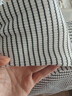 优衣库女装罗纹条纹高领T恤/长袖小高领内搭481026 00 白色 XL /165/92A 实拍图