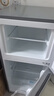 美的（Midea）112L两门小冰箱灰色双温小冰箱迷你家用宿舍租房灵活摆放节能低音深冷速冻 BCD-112CM 实拍图