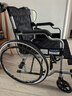 京巧铝合金轮椅老人专用出行便携式轮椅小型轻便折叠旅行代步车可自推 实拍图