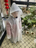 牧萌（moremerry）儿童雨衣男童女童学生全身防水上学带书包位雨披 淘气熊 XL 实拍图