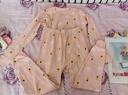 浪莎儿童内衣套装女童秋衣秋裤抑菌纯棉青少年秋冬保暖睡衣棉毛衫130 实拍图