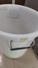 法欧诺牛筋大水桶塑料桶加厚大容量家用带盖圆桶储水桶酿酒发酵桶叉车桶 50L白色不带盖 实拍图