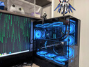 雷利酷棱镜4代PRO星乐积木F1RS棱镜7pro12CM电脑机箱风扇正反叶无线拼接水冷散热/ARGB神光同步/PWM温控 星乐积木F1 黑色反向【单只装含线】 实拍图