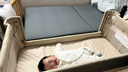 ABCMOKOO赫特婴儿床新生儿折叠拼接大床便携可移动bb宝宝床-伯爵奢金 实拍图