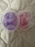 NUK德国全硅胶粉/紫色安抚奶嘴6-18个月2个装婴儿牙胶防胀气防龅牙 实拍图