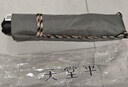 天堂 加大雨伞三折 晴雨两用商务伞经典格纹10骨大雨伞男女 黑色 实拍图