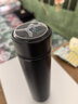 美厨（MAXCOOK）真空保温杯 304不锈钢显温水杯500ml男款车载旅行杯子黑色MCB1084 实拍图