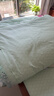富安娜家纺 床上四件套纯棉100%全棉套件 单双人床单 被套203*229cm 绿 实拍图