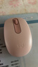 罗技（Logitech）M196 无线蓝牙鼠标 办公鼠标 笔记本商务办公家用 小巧便携 对称手型 玫瑰粉 实拍图
