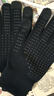 匹克冬季保暖手套防寒针织毛线手套户外骑行电动车防滑可触屏棉手套黑 实拍图
