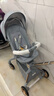 丸丫T6-2遛娃神器高景观婴儿推车可坐可躺轻便折叠可换向冰川蓝PLUS 实拍图