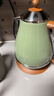 德龙（Delonghi）电热水壶 家用复古304不锈钢烧水电水壶 防干烧大功率1.7L煮水壶 KBO2001.VGR 橄榄绿 礼物 实拍图