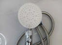 Rosecret【德国】增压淋浴花洒喷头全套强劲家用多功能洗澡手持莲蓬喷头 【星光银】单喷头+1.5米防爆软管丨浴室浴霸带软管 硅胶出水孔密集大出水量畅享淋浴 实拍图