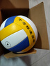 蜜乐糖排球5号PVC初中小学生中考训练比赛沙滩软排球标准机缝 实拍图