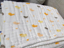 全棉时代 婴儿浴巾 新生儿童6层水洗纱布浴巾宝宝纯棉小鸭子115*115cm 实拍图