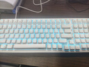 RK98 机械键盘有线键盘游戏键盘100键98配列RGB背光电脑键盘热插拔键线分离白色茶轴 实拍图