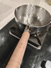 神田日本雪平锅不锈钢小奶锅热奶锅煮面泡面锅宝宝婴儿辅食锅进口汤锅 雪平锅（含玻璃盖） 20cm 实拍图