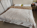 京东京造 220g牛奶绒四件套 A类秋冬加厚高克重法兰绒保暖双人床单枕套被套 1.5米床 榛果Milky 实拍图