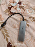 绿联USB3.0分线器扩展坞 集线器HUB拓展坞高速4口 适用笔记本电脑台式机一拖多接口转换器转接头延长线 USB+Type-C二合一 0.15米 实拍图