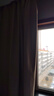 铭聚布艺（MINGJU）窗帘 全遮光窗帘成品窗帘布遮阳帘涤塔夫奶油色挂钩式1.5*2.0单片 实拍图