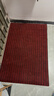 京东京造条纹拉绒入户垫 家用可裁剪除尘防滑吸水地垫进户门 红色80*120cm 实拍图