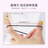 优家（UPLUS）皮筋头绳【100根】发绳发圈高弹力橡皮筋扎头发发饰皮套黑色 实拍图
