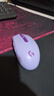 罗技（G）G304 LIGHTSPEED无线鼠标 游戏鼠标 轻质便携 鼠标宏 绝地求生FPS英雄联盟吃鸡 生日礼物 紫色 实拍图