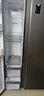 Haier【新品】海尔冰箱双开门对开门纤薄一级能效双变频风冷无霜干湿分储大容量家用智能电冰箱家电补贴 617升+黑金净化系统+90°开门悬停 实拍图