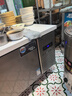 志高（CHIGO）冷藏工作台奶茶店设备全套水吧台不锈钢保鲜平冷操作台冰柜 厨房冰箱商用保鲜工作台 2.0M-0.8M-0.8M冷藏【一级能效/无磁不锈钢台面】 【不锈钢内层架】店长推荐 实拍图