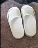 回力厚底防滑男女士凉拖室内外穿软底洗澡浴室拖鞋HL0212橙色40-41 实拍图