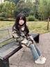 CAMILA KSENIA小白鞋子女士2026年新款夏季踩屎感增高软底防滑运动百搭休闲鞋板 卡其色 38 实拍图