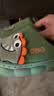 猪爸爸儿童拖棉鞋秋冬季室内男童亲子女童可爱家居保暖宝宝棉拖绿色210 实拍图