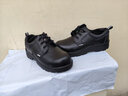 赛维纳 劳保鞋男士牛皮透气款工作安全鞋透气防砸防刺穿钢包头橡胶鞋底 黑色 015款功能鞋 42 厂送 实拍图