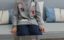 左西女童毛衣开衫秋冬款儿童2026新款女大童红色针织外套 灰色 140 实拍图