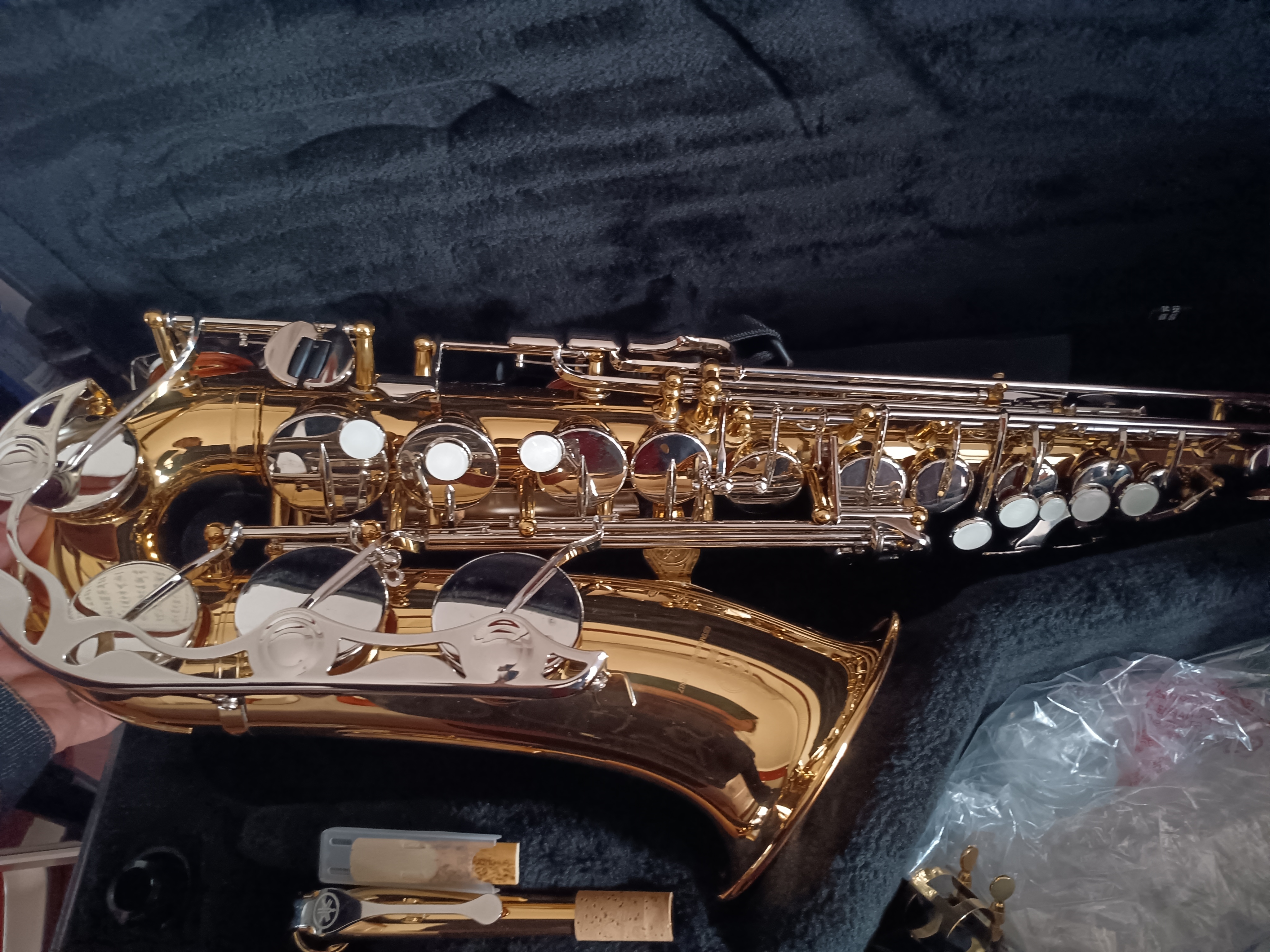 雅马哈（YAMAHA）中音萨克斯YAS26中老年初学入门S1原装正品新款YAS480中音萨克斯 YAS-26【无#F键】 实拍图