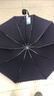 天堂 加大雨伞三折 晴雨两用商务伞经典格纹10骨大雨伞男女 藏青 实拍图