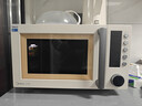 美的（Midea）空气炸微波炉烤箱一体机复古奶油风高颜值无油低脂大功率APP智能变频不锈钢内胆25L（PC23F5W） 实拍图