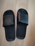 京东京造【抗菌皮纹拖】eva软弹拖鞋居家室内防臭浴室凉拖黑色44-45 实拍图