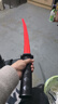 伸缩武士刀3D打印武器玩具萝卜刀重力出剑宝剑 3D伸缩武士玩具-红黑色 实拍图