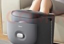 美的（Midea）泡脚桶杀菌洗脚盆加热暖脚电动按摩保暖足浴盆泡小腿可拆洗生日礼物送男女友长辈ZL2雅致灰 实拍图